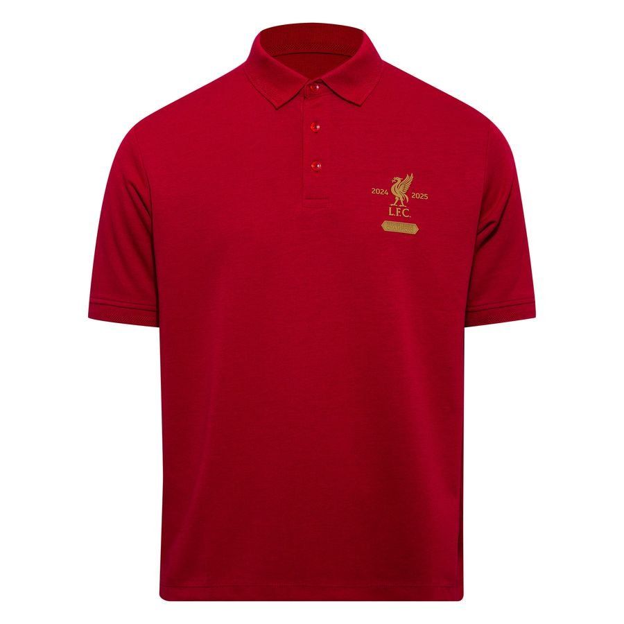 Liverpool Polo Champions - Red/Gold - Men's-SoccerKits Hub | Buy Soccer Jerseys Online
